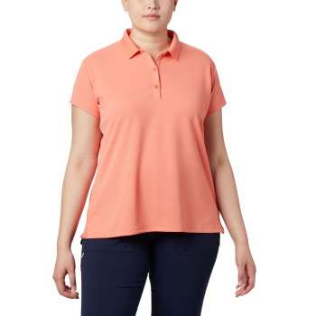 Columbia PFG Innisfree Short Sleeve Plus Size, Polo Naranjas Para Mujer | 816240-MIX